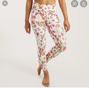 Oiselle June Bloom Leggings, size M